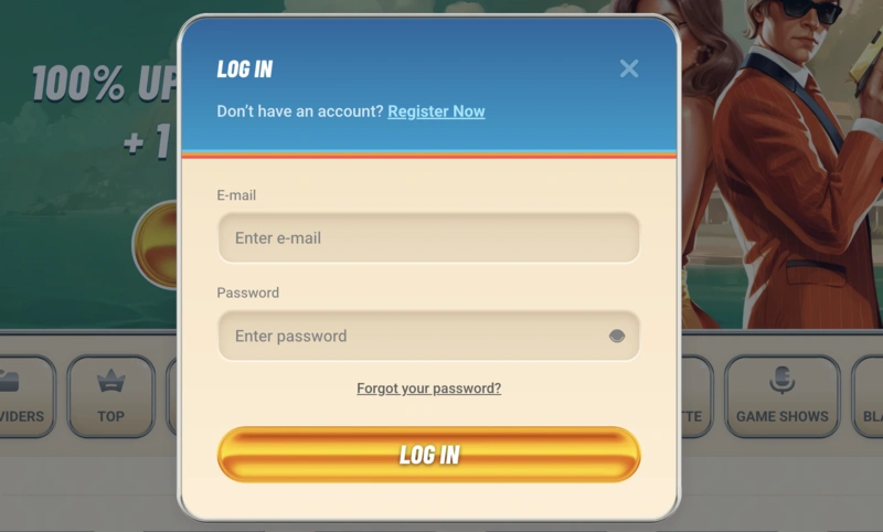 Vegasino Login